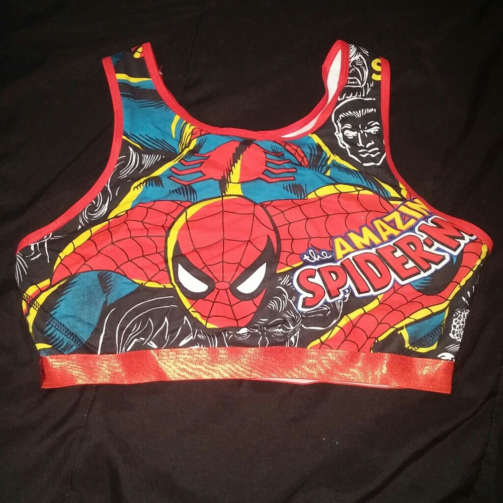 Spider man sports bra ❤